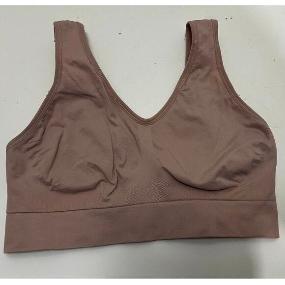 Secret Treasures Lot Of 3 Women's Wirefree Seamless Comfort Bra XXXL Pink EUC - Picture 8 of 15